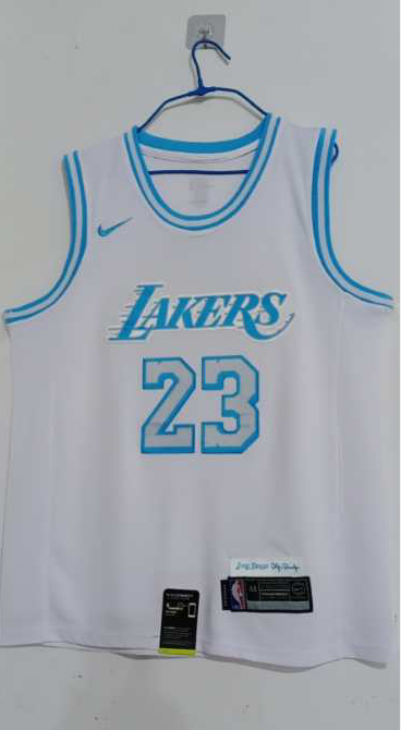 Men Los Angeles Lakers 23 James White Limited city Edition Nike NBA Jerseys